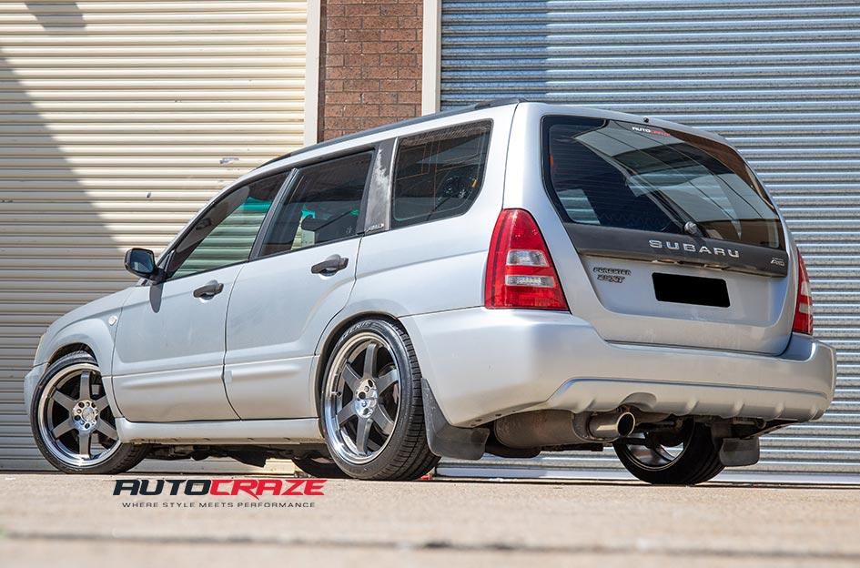SUBARU FORESTER DRIFTER GUN METAL POLISH CENTRE 